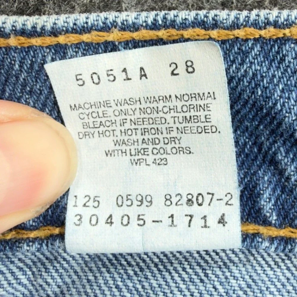 Levi's 550 Relaxed Fit Denim Shorts Mens 28 Blue Cotton Modern Excellent